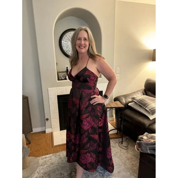 Hutch Floral Jacquard High-Low Gown – Size 2 (Retail $445) - Picture 9 of 16